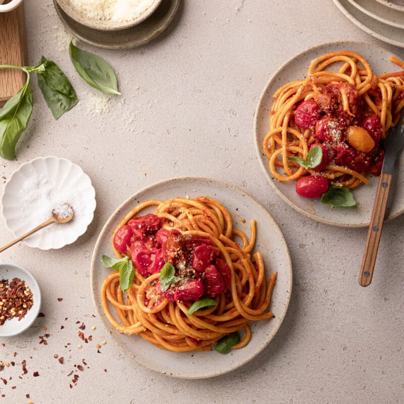 sun dried summer tomato pasta