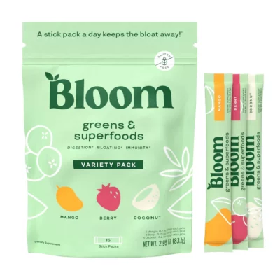 Bloom Nutrition Greens and Superfoods Variety Stick Pack