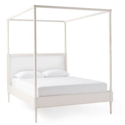 Bridgeway Four Poster Bed Washed White