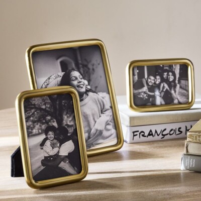 Modern Rounded Metal Tabletop Frames