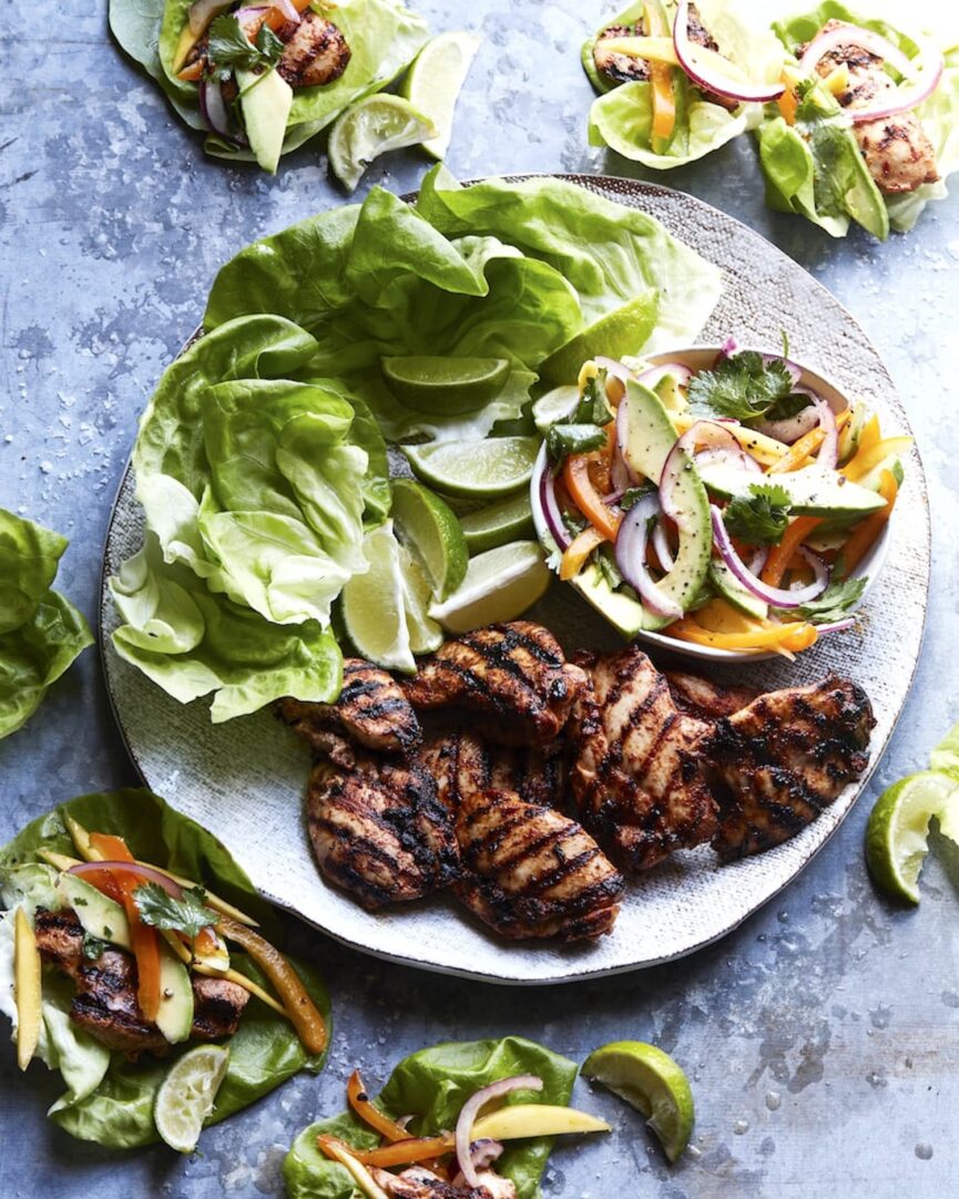 chipotle chicken lettuce wraps