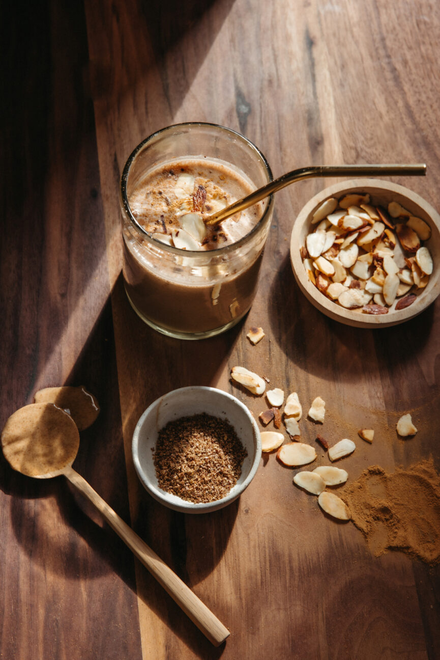 Chocolate Banana Almond Cream Smoothie