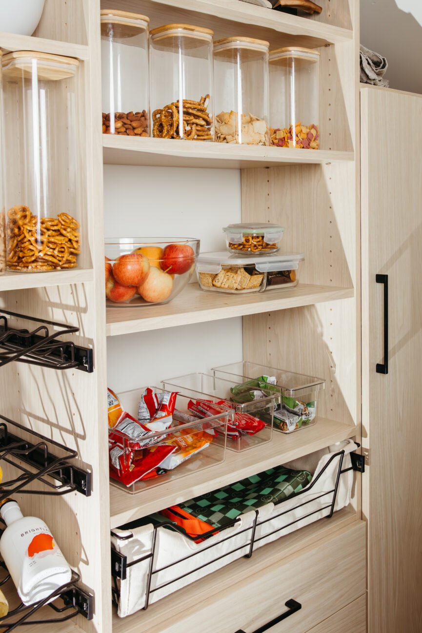 An organized pantry