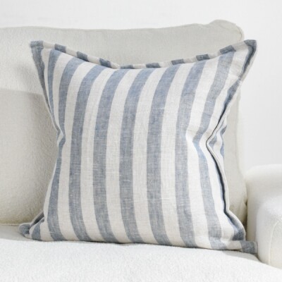 ramira linen striped pillow, pottery barn