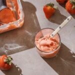 strawberry no churn fruit sorbet_strawberry dessert recipes