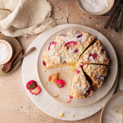 the best strawberry olive oil cake