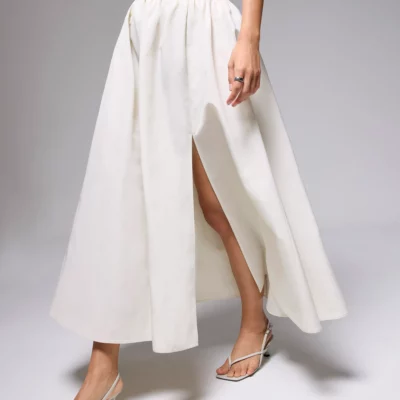 zoe flare maxi skirt