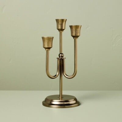 Staggered Taper Brass Candelabra, Target