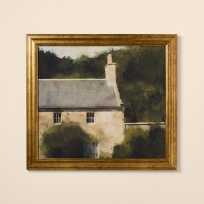 Stone Cottage Framed Canvas Art, Target