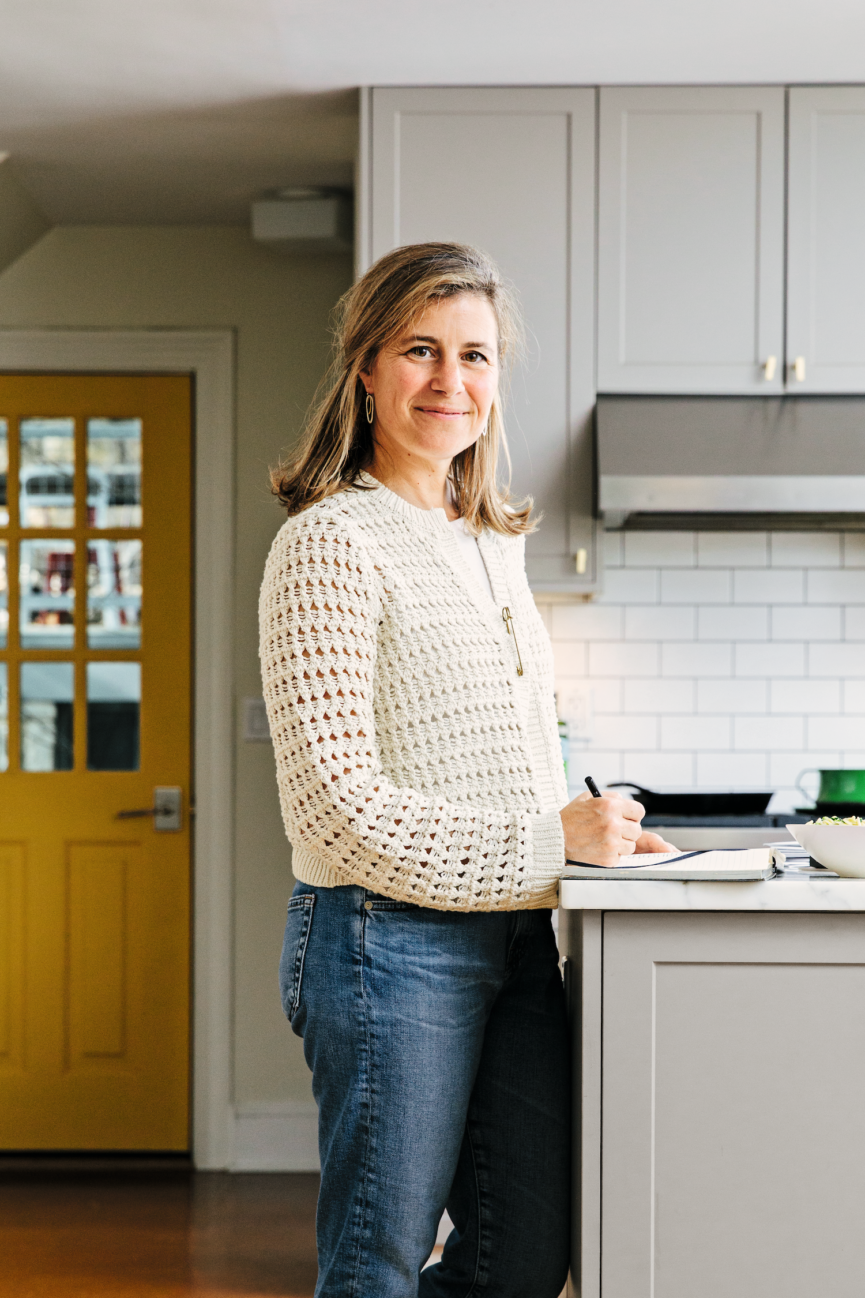 Jenny Rosenstrach in her kitchen.