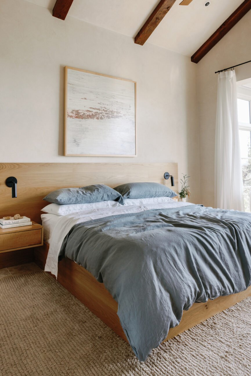 Camille style neutral bedroom makeover ideas.