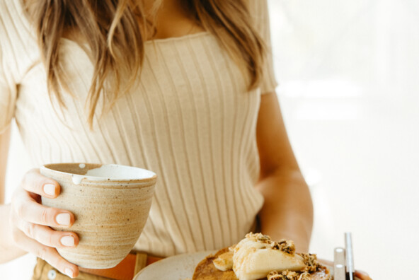 Camille Styles pumpkin pancakes.