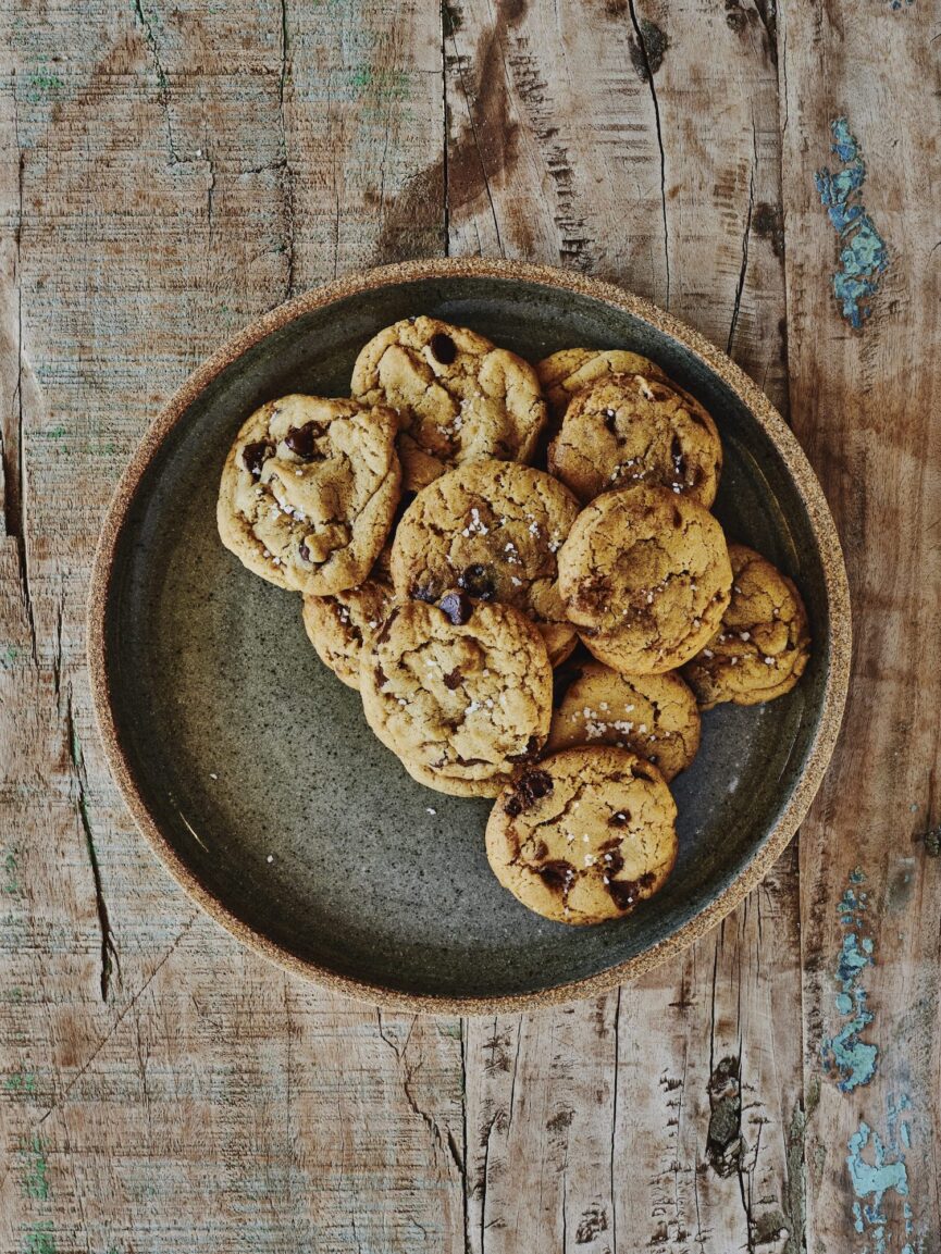 Chickpea Chocolate Chip Cookies