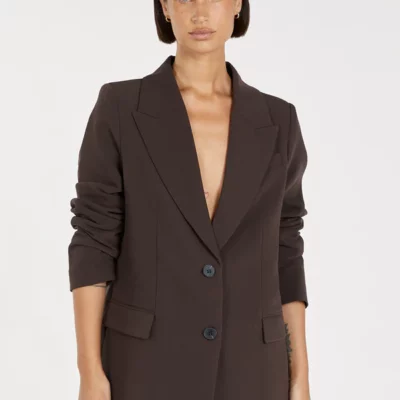 Dissh Elle Dark Chocolate Blazer