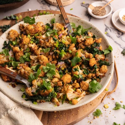 easy Roasted Cauliflower Salad