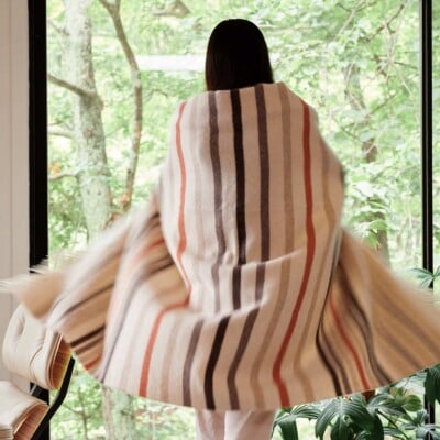 lambswool throw blanket
