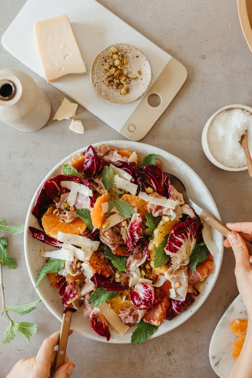 Salada cítrica de radicchio