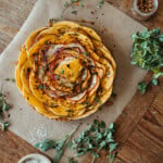 Savory squash tart_fall foods for gut health