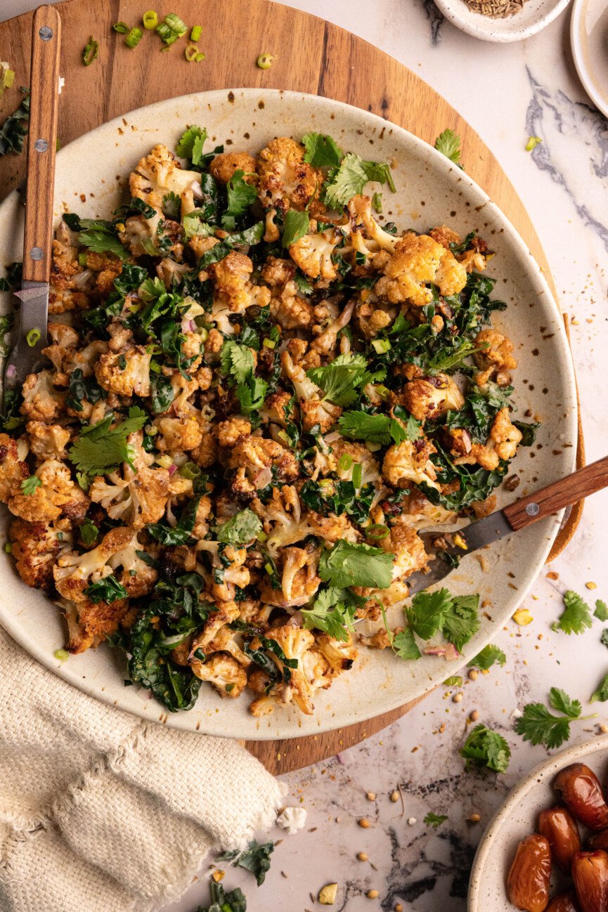 the perfect Roasted Cauliflower Salad