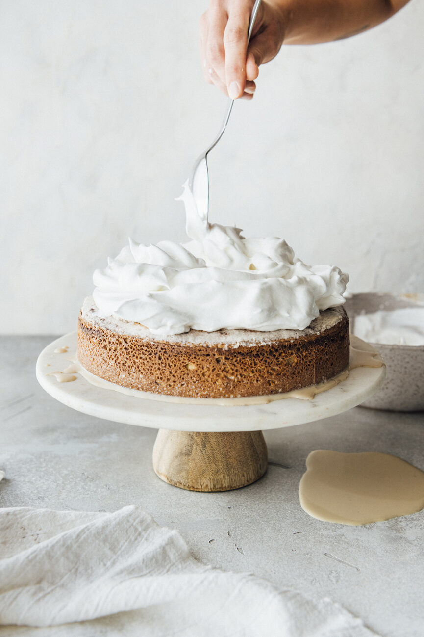 tres leches cake meringue topping