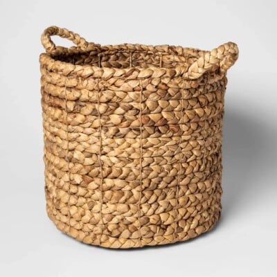 woven blanket basket