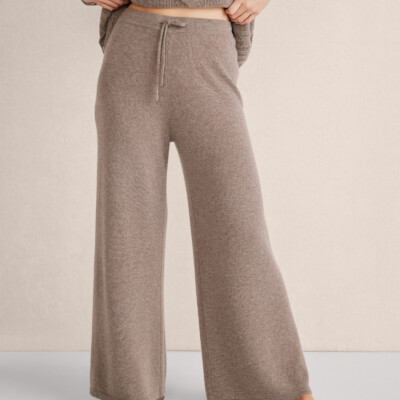 Cashmere Wide Leg Pants