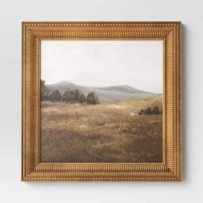 Prairie Land Framed Canvas Board