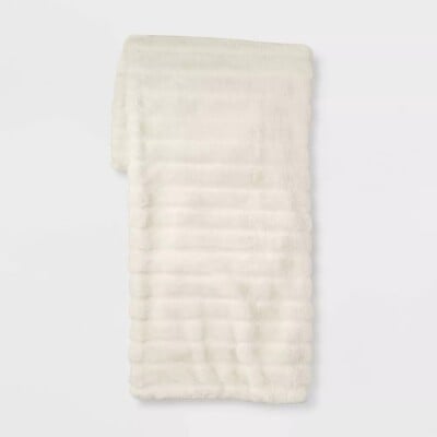 faux fur throw blanket hostess gift