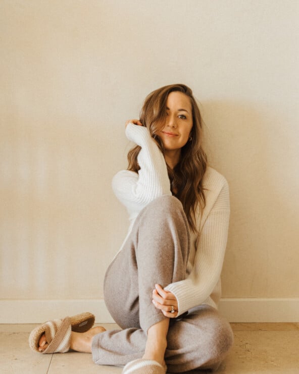 Camille Styles cozy loungewear.