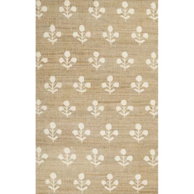 Erin Gates by Momeni Orchard Bloom Natural Hand Woven Wool and Jute Area Rug