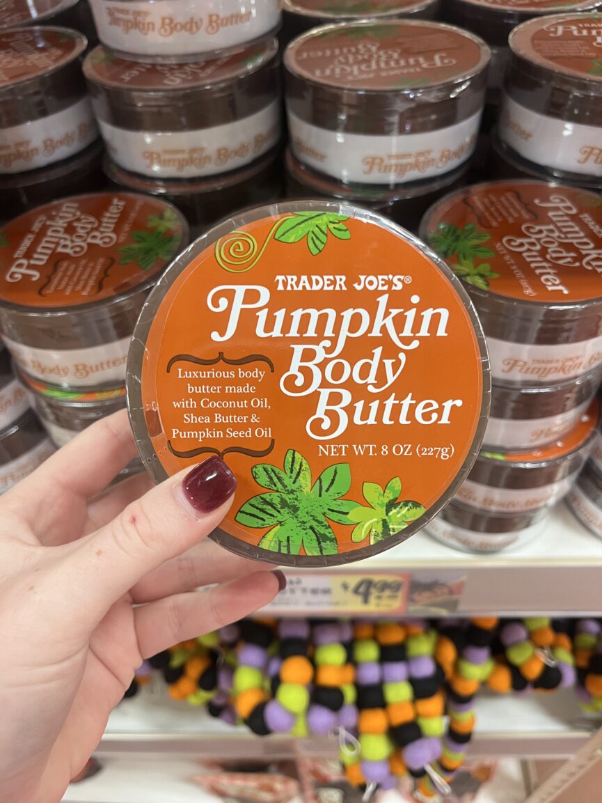 Pumpkin Body Butter_Trader joe's Fall 2024