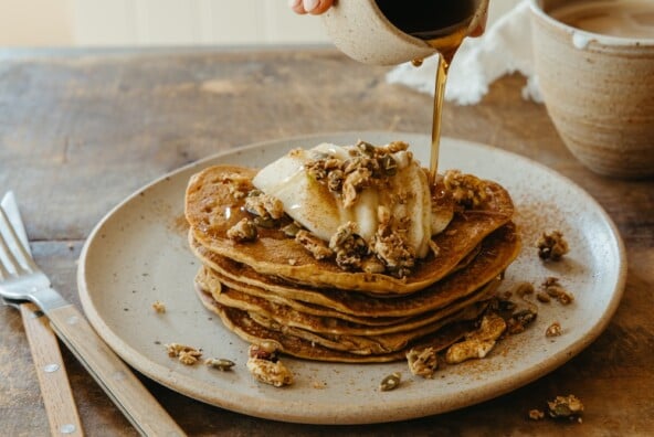 Pumpkin Protein Pancakes Recipe