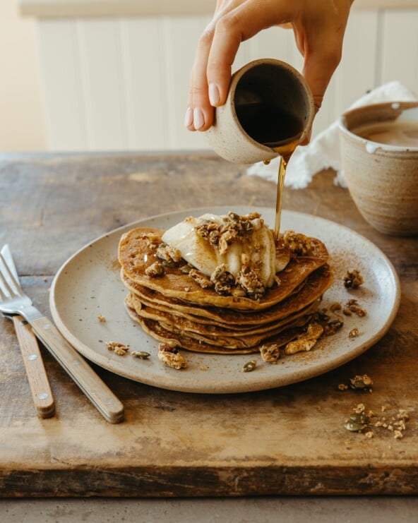 Pumpkin Protein Pancakes Recipe