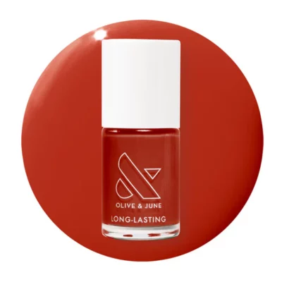 red nail polish olive & june favorite things party gift