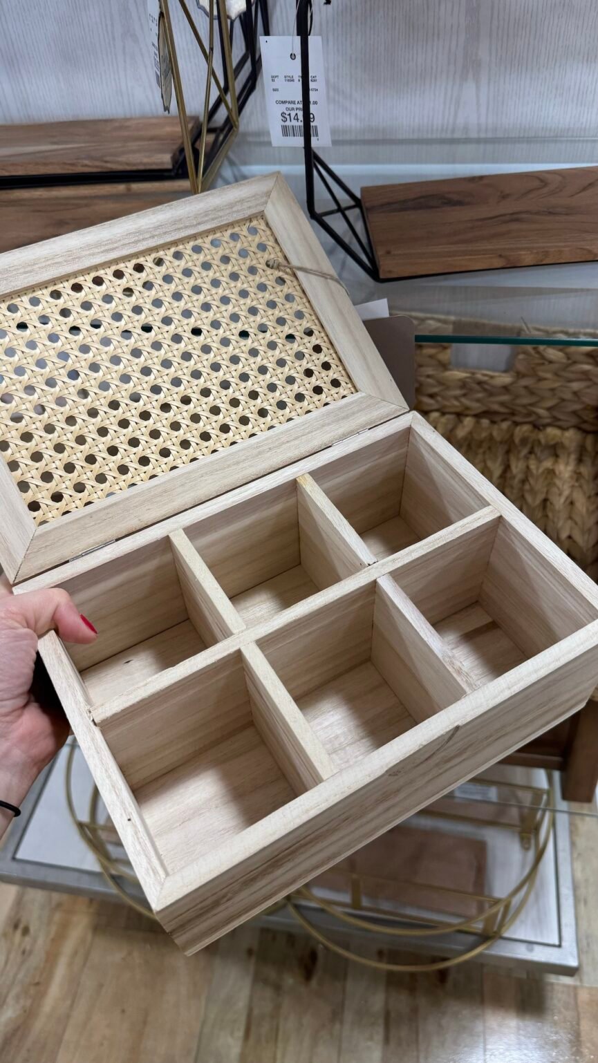 Cane Tea Caddy