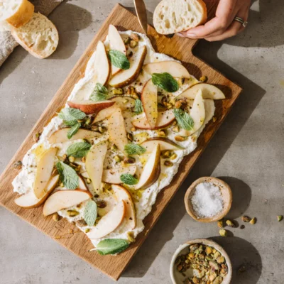 wooden serving board