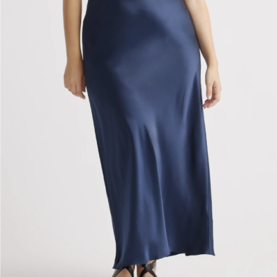 Washable Silk Maxi Skirt