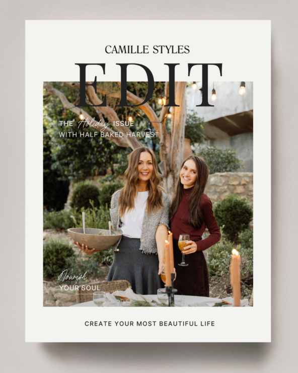 Camille Styles EDIT Half Baked Harvest Magazine Cover