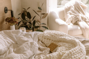 Catalina white bedding