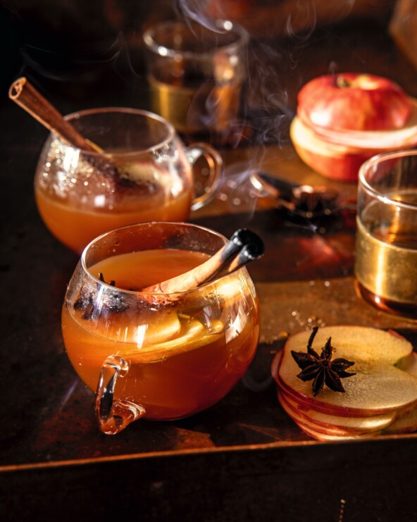 Apple vanilla chai hot toddy