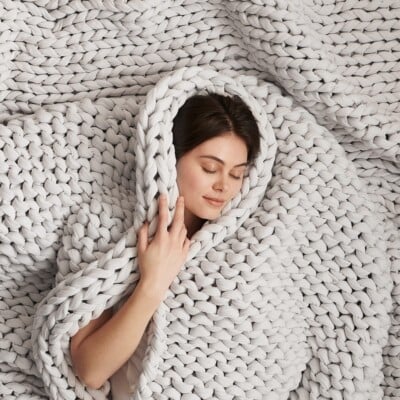 Bearaby Cotton Weighted Blanket