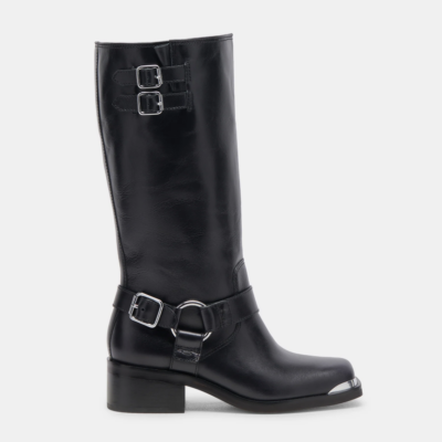 Dolce Vita black moto boots