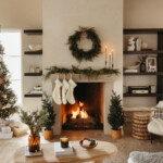 Camille Styles Christmas living room