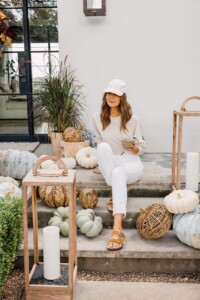 Camille Styles fall porch