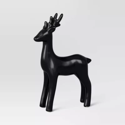 Ceramic Standing Deer Christmas Animal Figurine