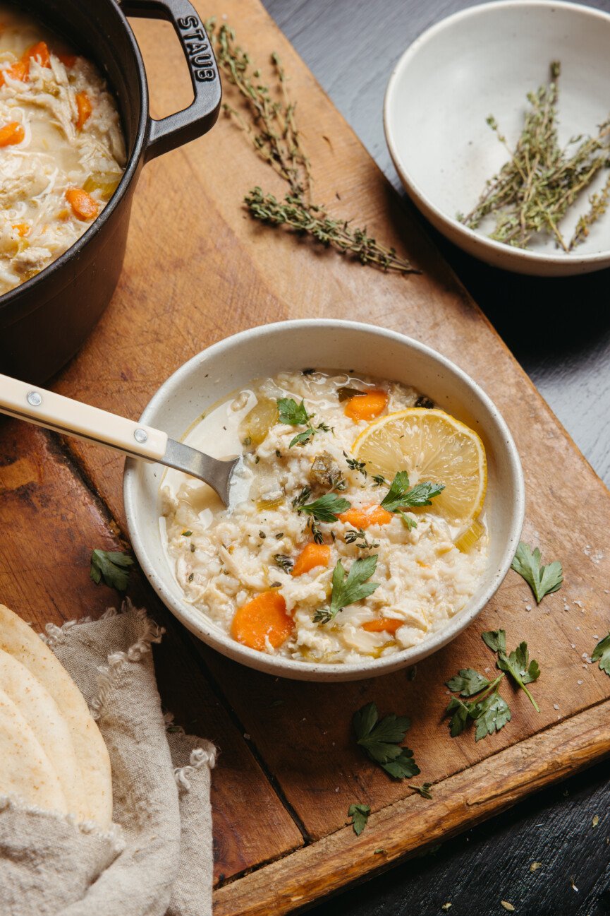 greek lemon chicken soup