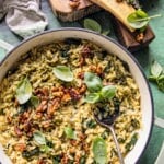 lemon pesto orzo