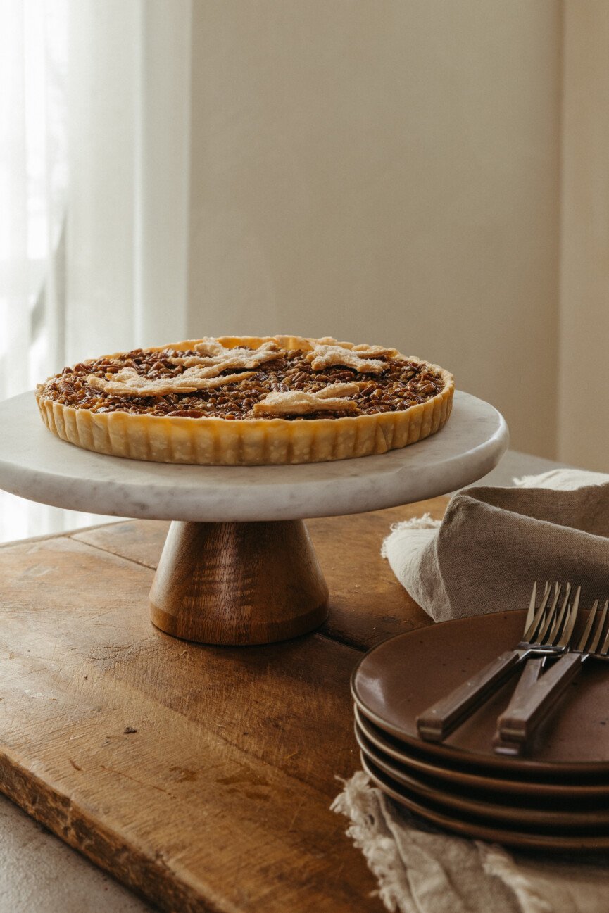 Maple pecan pie