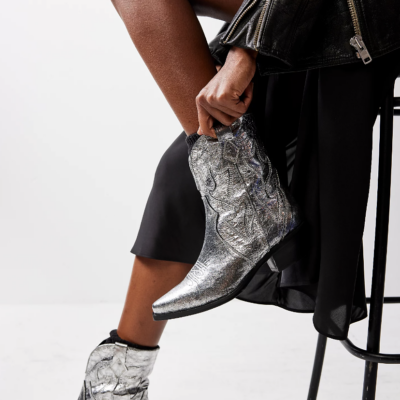 free people silver boots