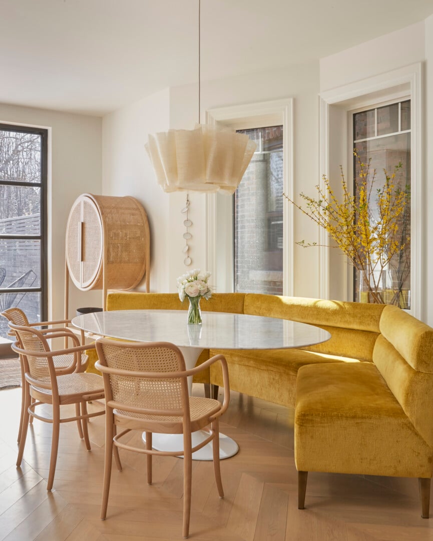 Toronto Edwardian breakfast nook